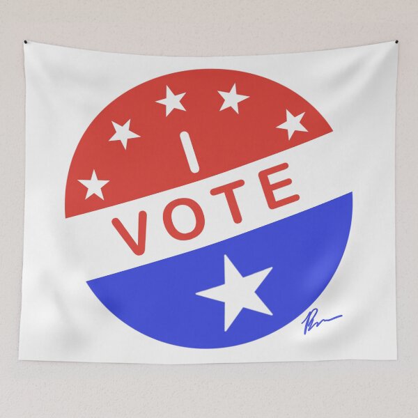 Item preview, I Vote designed and sold by RachelRabbbit.