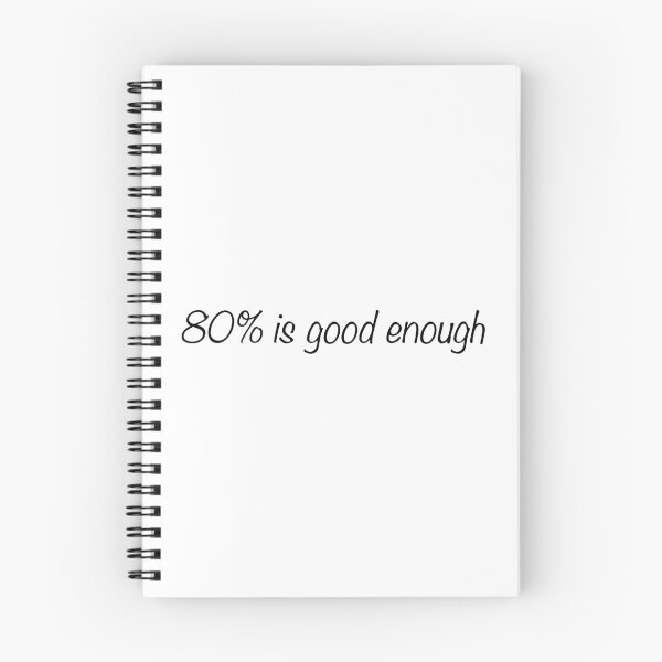 Item preview, 80% is good enough designed and sold by GeorgeLemon.