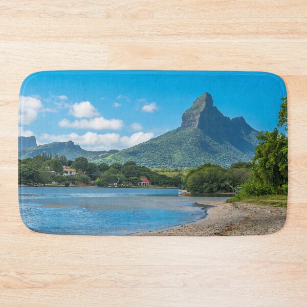Item preview, Sunny Mauritian seaside view designed and sold by onestep4ward.
