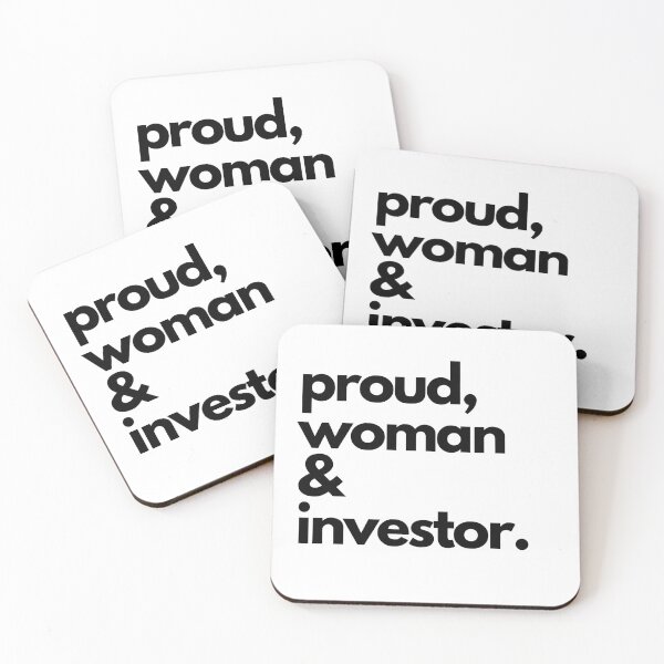 Item preview, Proud woman investor designed and sold by FourNuns.