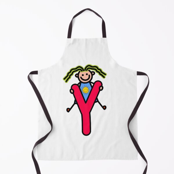 Item preview, Letter Y for girls alphabet Kids Colorful Cartoon Character designed and sold by funwithletters.