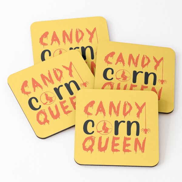Item preview, Candy Corn Queen Halloween Art designed and sold by VibrantGifts.