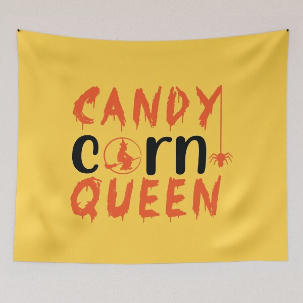 Item preview, Candy Corn Queen Halloween Art designed and sold by VibrantGifts.