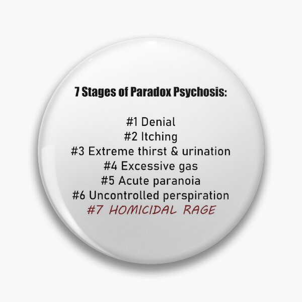 Item preview, 7 Stages of Paradox Psychosis designed and sold by SoLittleSteph.