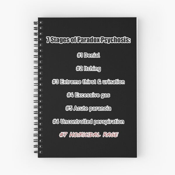 Item preview, 7 Stages of Paradox Psychosis designed and sold by SoLittleSteph.