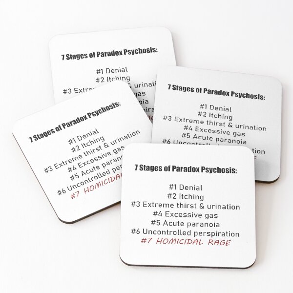 Item preview, 7 Stages of Paradox Psychosis designed and sold by SoLittleSteph.