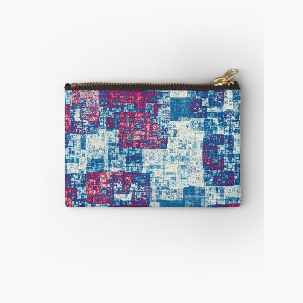 Item preview, Abstract rectangles in red and blue designed and sold by MarionsArt.