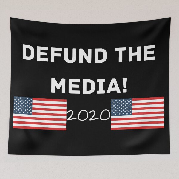 Item preview, Defund the media designed and sold by Zaibo.