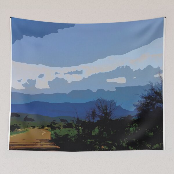 Item preview, Abstract Dirt Road Landscape designed and sold by Dittsim.