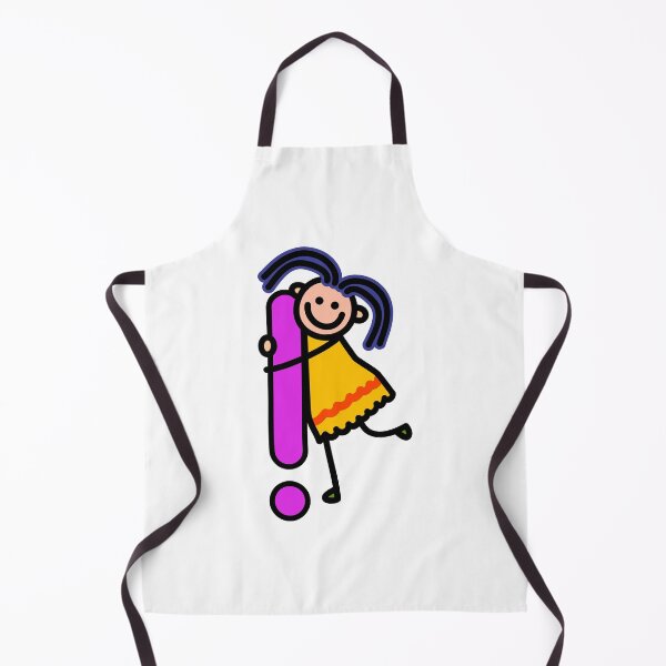 Item preview, Letter Exclamation Mark for girls alphabet Kids Colorful Cartoon Character designed and sold by funwithletters.