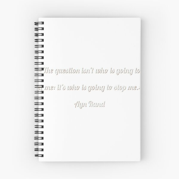 Item preview, The question isn’t who is going to let me: it’s who is going to stop me. designed and sold by toutousine.