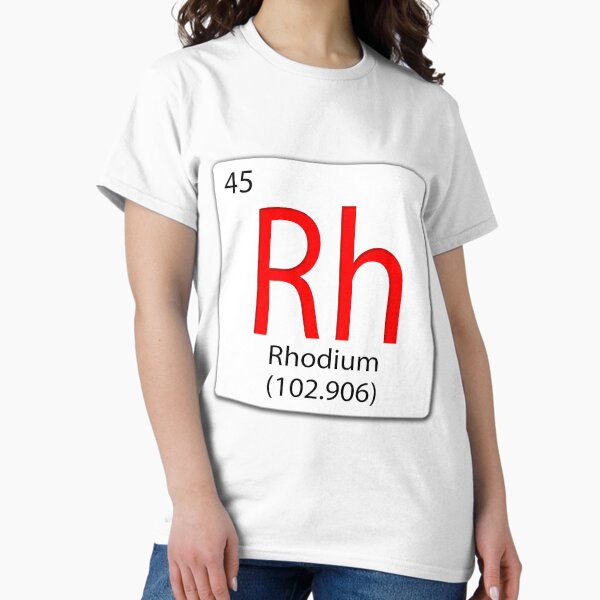Artikel-Vorschau von  chemische Elementfliese Rh Rhodium, designt und verkauft von funkyworm.
