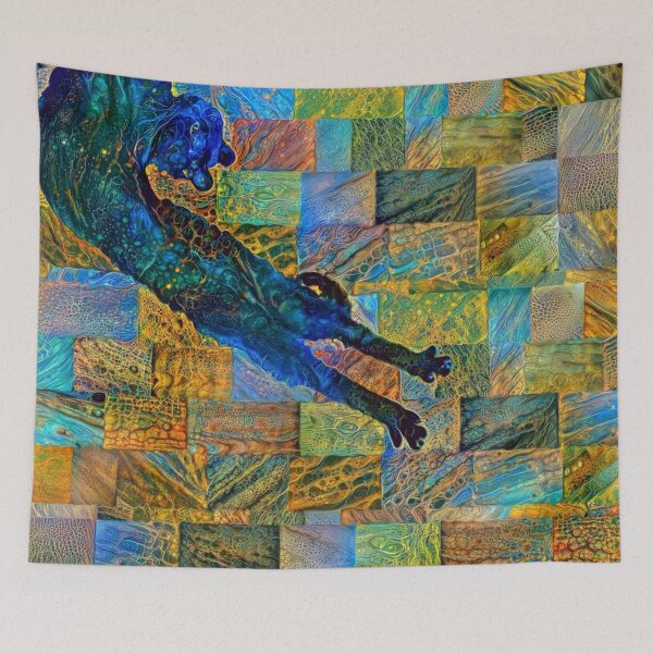 Item preview, Copy of Abstractions of the abstract cat jump #2 designed and sold by blackhalt.