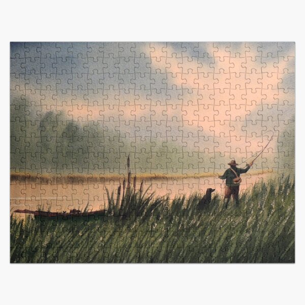 Item preview, The Fly Fisherman With His Loyal Friend designed and sold by William Holkham.
