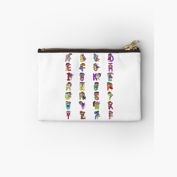 Item preview, Whole Alphabet for girls alphabet Kids Colorful Cartoon Character designed and sold by funwithletters.