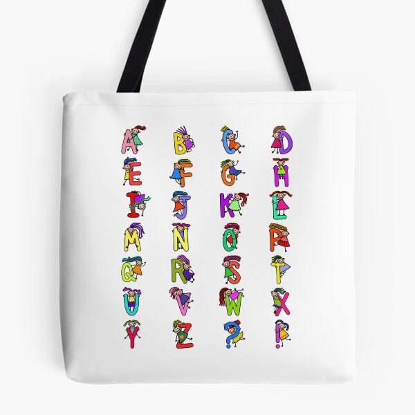 Item preview, Whole Alphabet for girls alphabet Kids Colorful Cartoon Character designed and sold by funwithletters.