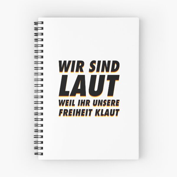 Artikelvorschau, Wir sind laut weil ihr unsere freiheit klaut entworfen und verkauft von AbraFero.