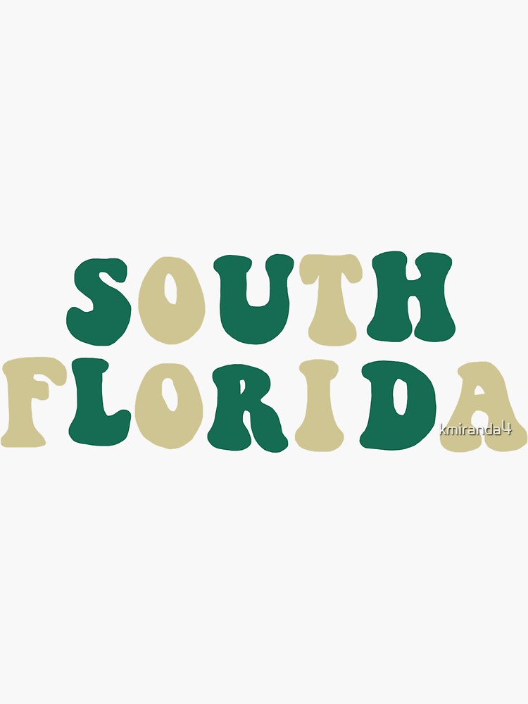 "south florida " Sticker for Sale by kmiranda4 | Redbubble