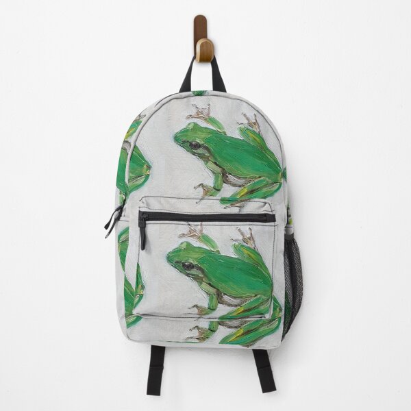 Item preview, Australian Green emerald frog  designed and sold by Liz HL Art Shop.