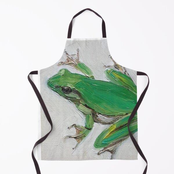 Item preview, Australian Green emerald frog designed and sold by Liz HL Art Shop.