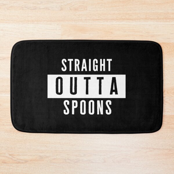 Artikelvorschau, Straight Outta Spoons Spoonie Unterstützung entworfen und verkauft von positivelyrheum.