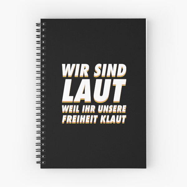 Artikelvorschau, Wir sind laut weil ihr unsere freiheit klaut entworfen und verkauft von AbraFero.