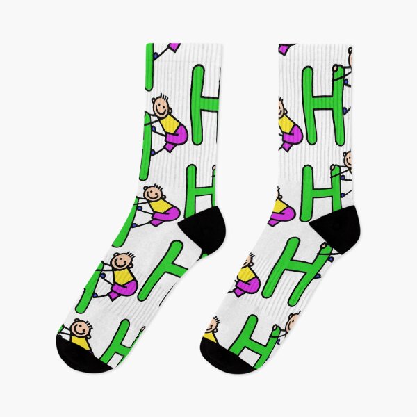 Item preview, Letter H for Boys alphabet Kids Colorful Cartoon Character designed and sold by funwithletters.
