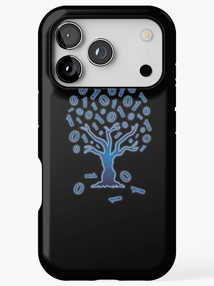 Thumbnail 1 of 4, iPhone Case, Funny Coder Tree Computer Programmer Coding Expert Gear designed and sold by DynamicDesign.