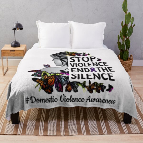 Item preview, Domestic Violence Awareness Stop Violence End Silence designed and sold by Best Designer.