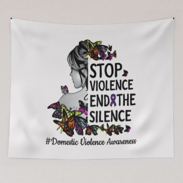Item preview, Domestic Violence Awareness Stop Violence End Silence designed and sold by Best Designer.