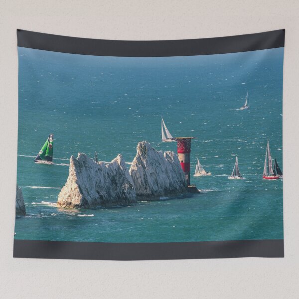 Item preview, RORC Race The Wight Rounding The Needles designed and sold by manateevoyager.