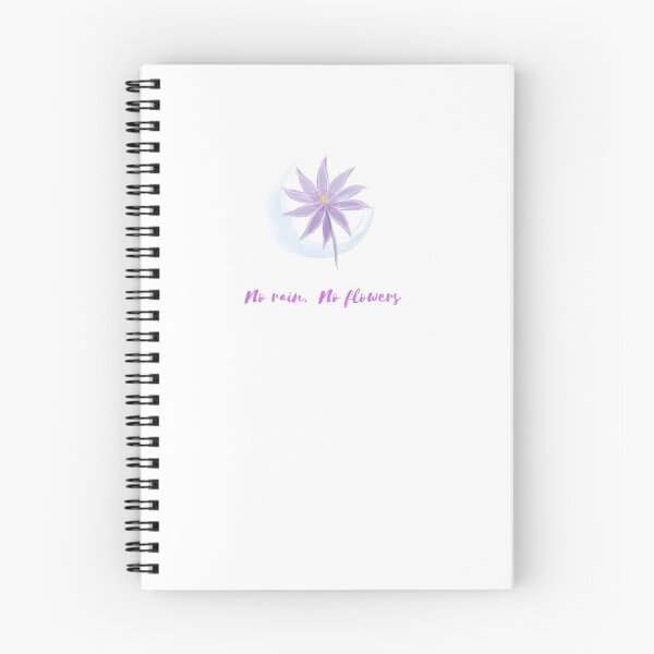 Item preview, No Rain, No Flowers designed and sold by WittyIntents.