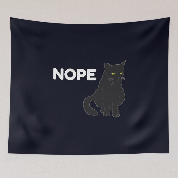 Item preview, Nope Cat designed and sold by CatArtStore.