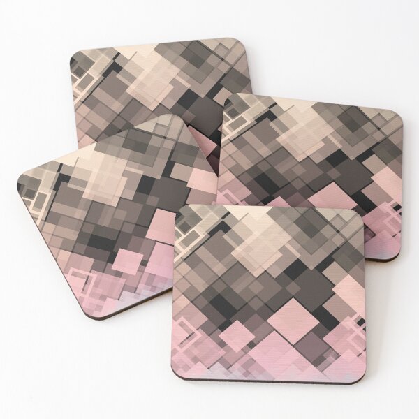 Item preview, Pink and black diamonds pattern designed and sold by smARTwork.