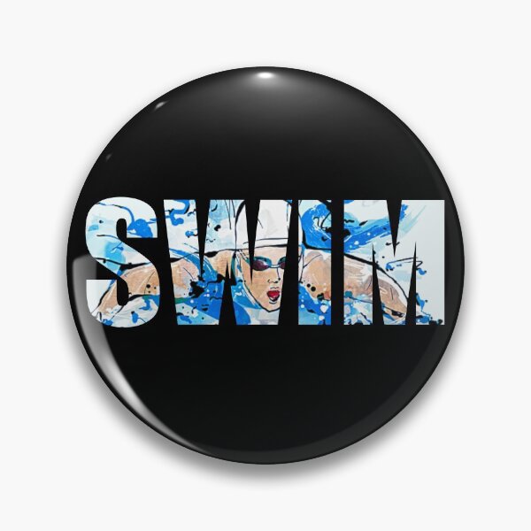 Item preview, Swim like a girl swimming aquatic blue Swimming Sport Gift designed and sold by tgulko.