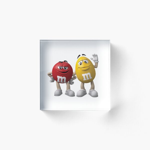 m&m's Acrylic Block