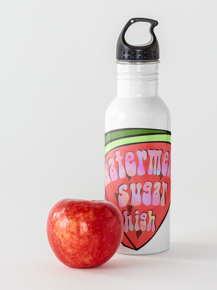 Alternate view of Watermelon sugar Harry Styles - Watercolor watermelon slice Water Bottle