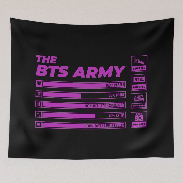 Item preview, The BTS ARMY Profile (Purple Version) designed and sold by PixelStitched.