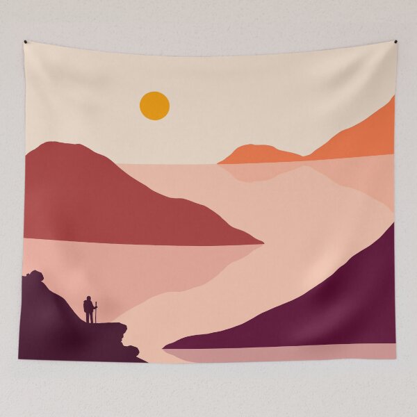 Item preview, Warm  landscape sunset designed and sold by trajeado14.