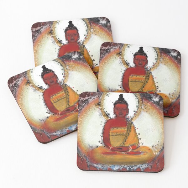 Item preview, Amitabha - Red Buddha of the West designed and sold by Visuddhi.