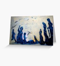 AdıYok8-Tuval Üzeri Akrilik-70x100cm.-2012-900€ Greeting Card