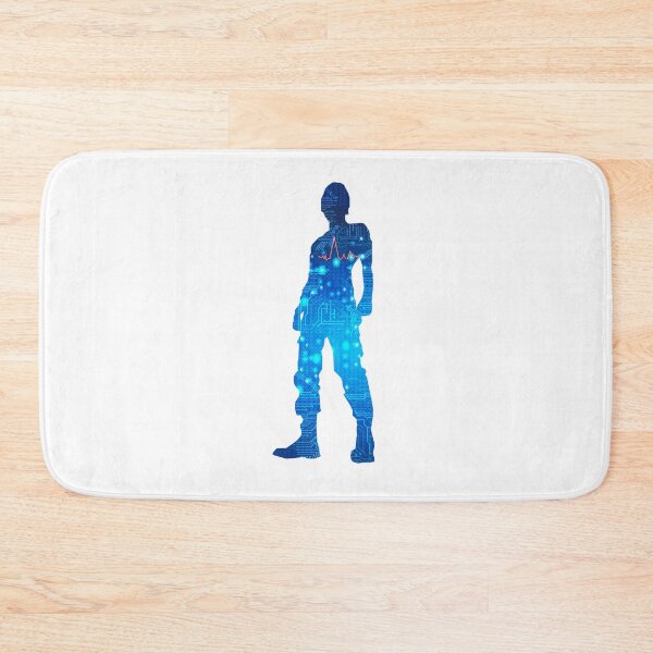 Item preview, Blue man with electronics lines designed and sold by Maks08.