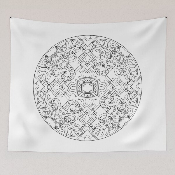 Item preview, Ornate Elephant Head Decorative designed and sold by Hellster.