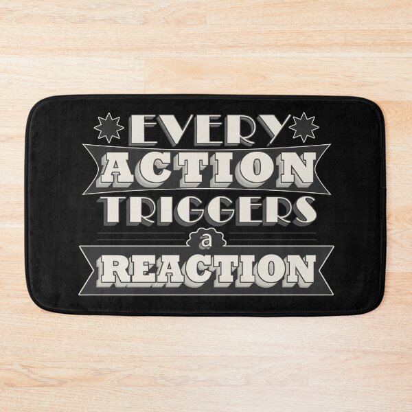 Item preview, Every action triggers a reaction designed and sold by Infdesigner.