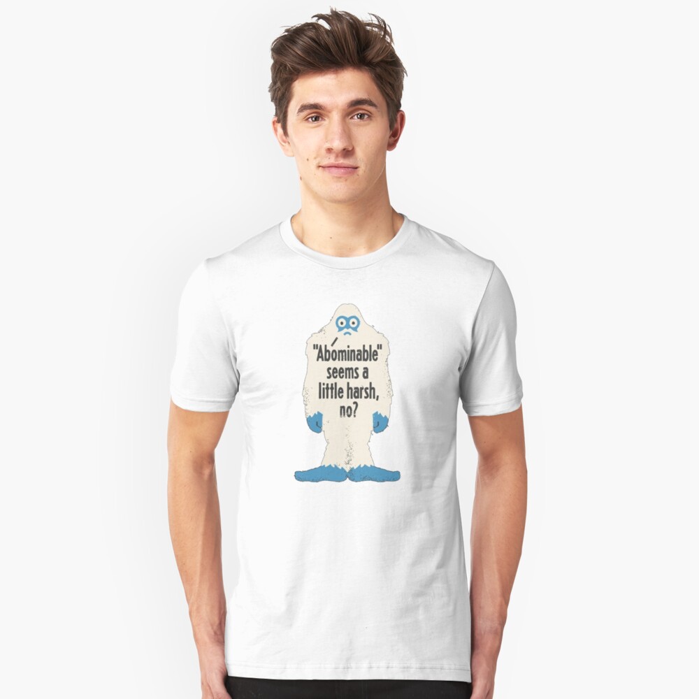 bumble abominable snowman t shirt