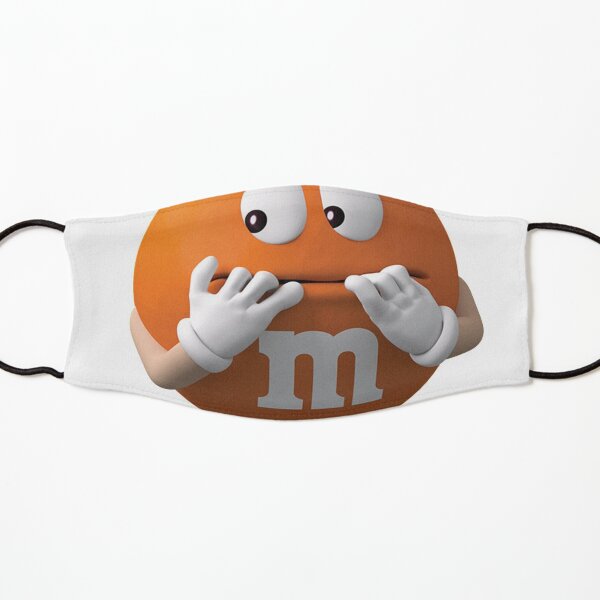 m&m's orange Kids Mask