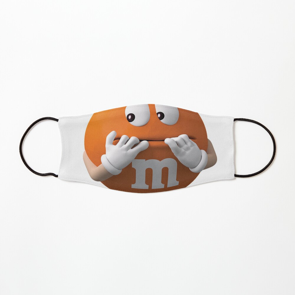 m&m's orange Mask