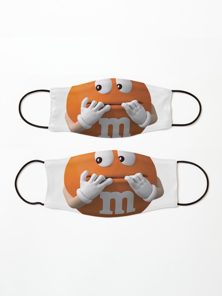 Alternate view of m&m's orange Mask