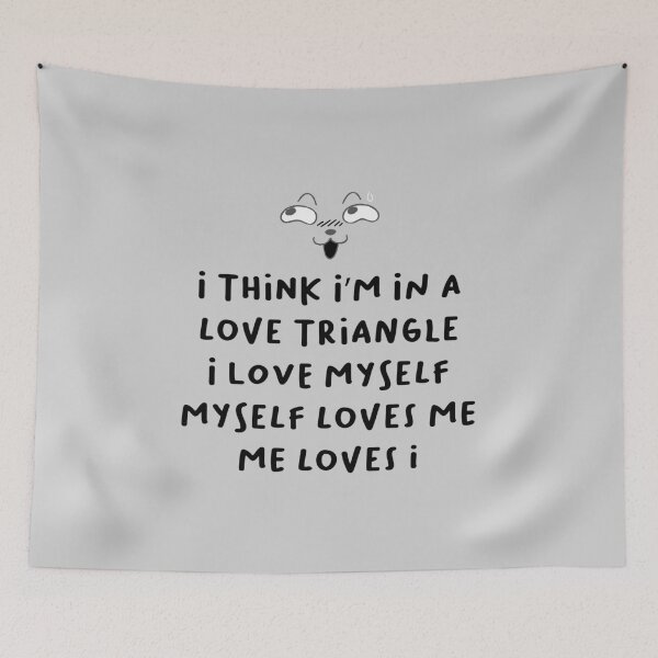 Item preview, I Think I'm In A Love Triangle designed and sold by BlueCloverTrend.