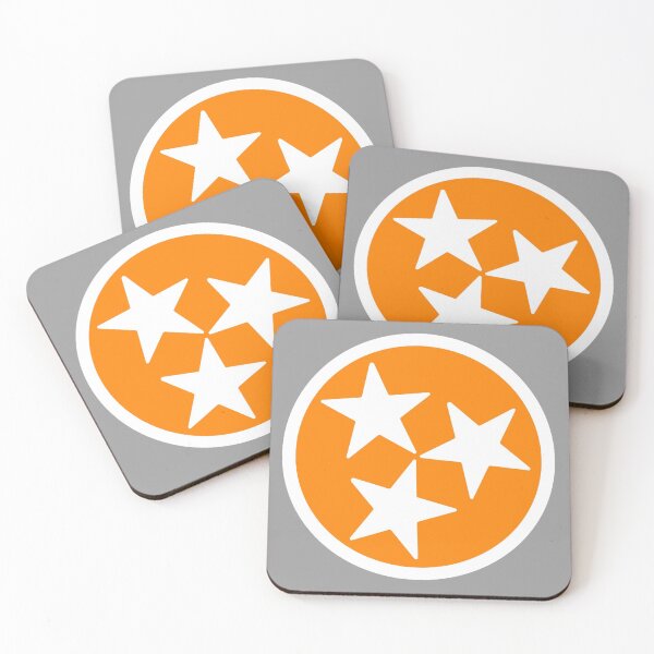 Item preview, Orange & White Tri-Star designed and sold by tennessee-carly.